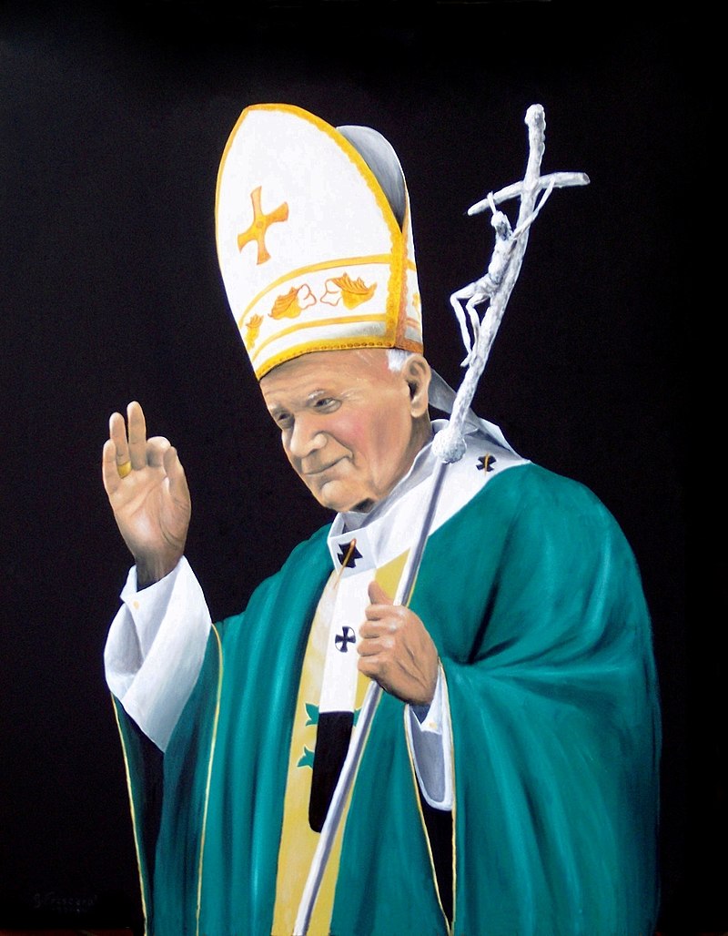 Ritratto di Papa Giovanni Paolo II 